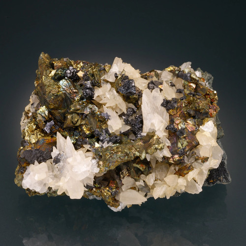 Chalcopyrite calcite - chalcopyrite,,