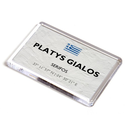 Fridge magnet platys gialos - fridge,