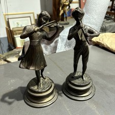 Vintage Pair Of Bronze