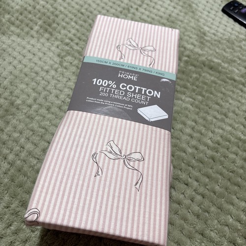 King size fitted sheet pink - king,