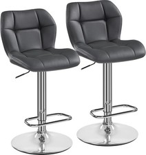 Bar Stools Set of 2, PU