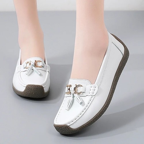 Ladies leather loafer - pu, shoe