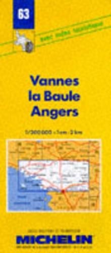 Michelin map vannes la - michelin, 63