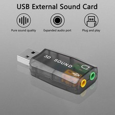 5.1USB to 3.5mm mic headphone