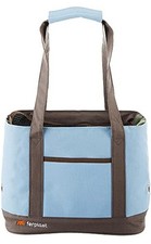 ?Ferplast Malibu Carrier Travel Bag For Small Pets - Blue/Grey