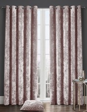 NFK Crushed Velvet Curtains