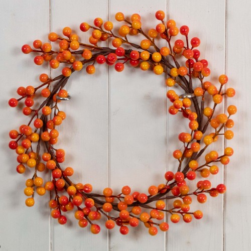 Artificial orange autumn berry - artificial,