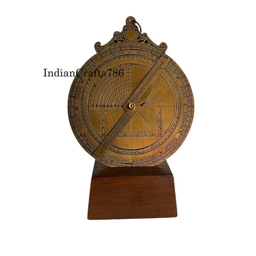Antique brass astrolabe - antique,