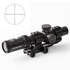 KARRINA Optics 1.2-6X24 SFP Compact Scope Mil Dot Tactical Riflescope