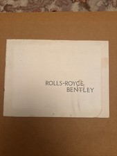 1962 Rolls Royce Silver Cloud III Bentley S3 Motor Car Sales Brochure Literature