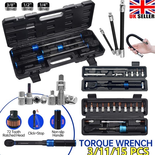 Torque wrench set - set, 1/4”