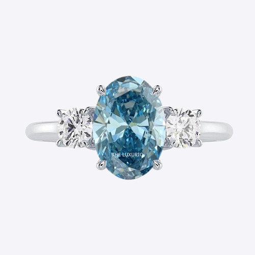 Oval cut diamond ring - oval,
