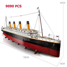 Titanic 10294 Large Cruise Ship Building Blocks Set 9090pcs Compatible & Light