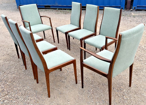 Set danish dining chairs - dining,