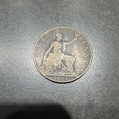 1899 one penny - coin,, queen
