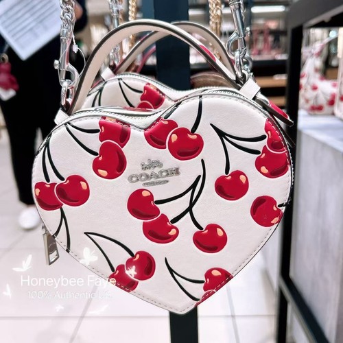 Nwt coach heart crossbody - coach,