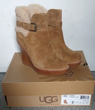 WOMENS UGG ANAIS TAN SUEDE