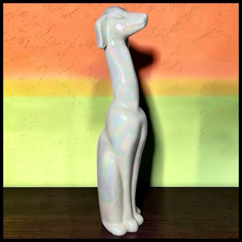 Vintage mcm ceramic greyhound - vintage,