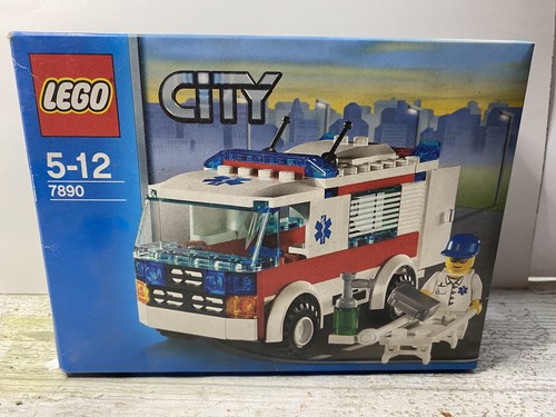 Lego city ambulance set 7890 - lego,