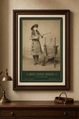 Annie oakley cabinet - annie, card