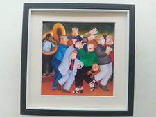 Beryl Cook - On The Dancefloor print FRAMED