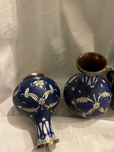 Pair antique japanese meiji - pair,