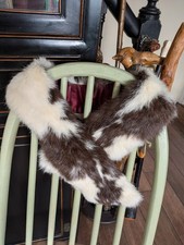 Vintage real fur brown - real,