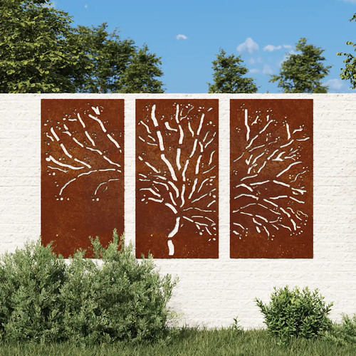 Garden wall art rusty - garden,