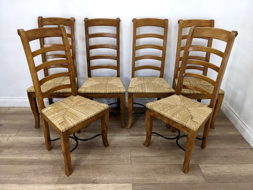 Dining chairs mango wood - 6,