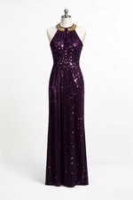 Vintage Scala Purple Sequin