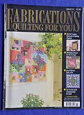 Fabrications Quilting for You Magazine Issue 51 Dec 2007 Jan 2008