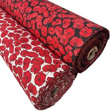 Poppy Poly Cotton Fabric