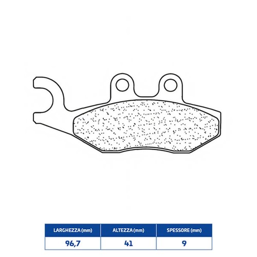 Sintered brake pads for vespa - sintered,
