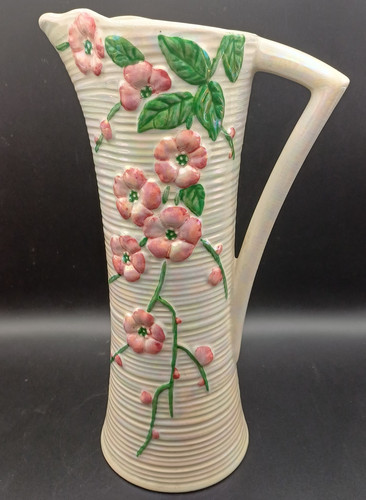 Maling pottery blossom jug - maling,