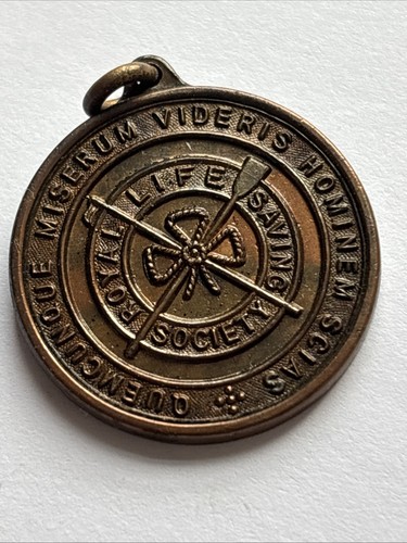 Life saving society medal - life,