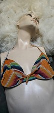 Vintage Original Designer Christian Dior 1970s Halter Neck Summer Bra Top S