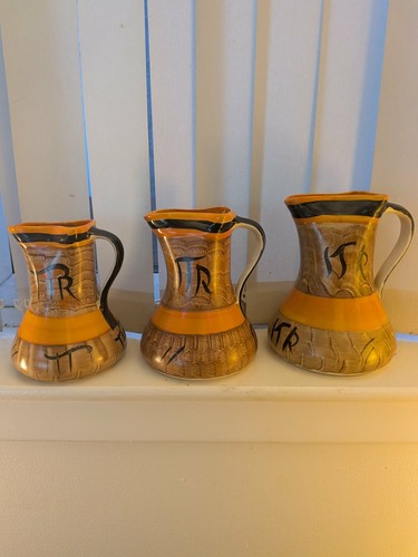 Myott art deco jugs - myott,