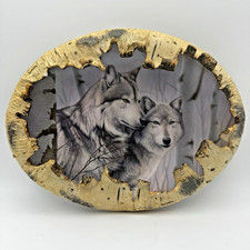 Bradford Exchange Wolf Plaque Plate Soul Of The Wild Spirits Of The Forest Read