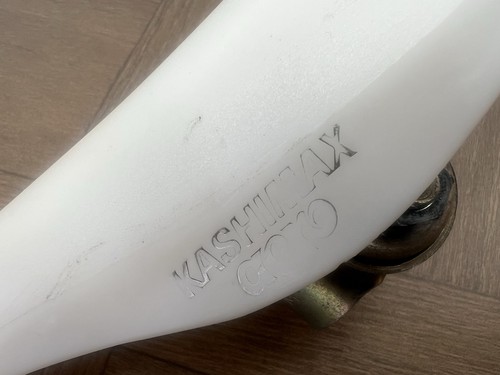 Kashimax aero white bmx seat - bmx,
