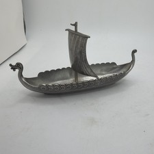 Pewter Viking Ship Souvenir