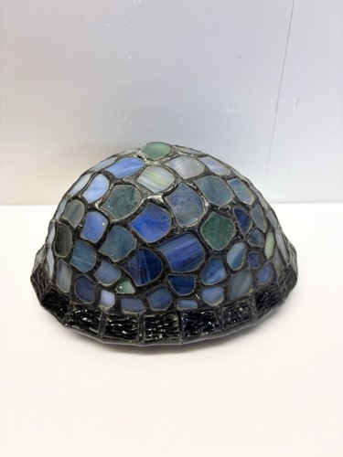 Blue stone mosaic dome - blue,