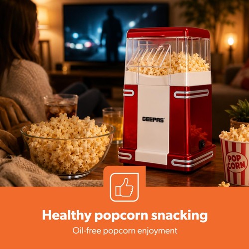 Geepas 1200w hot - hot, popcorn
