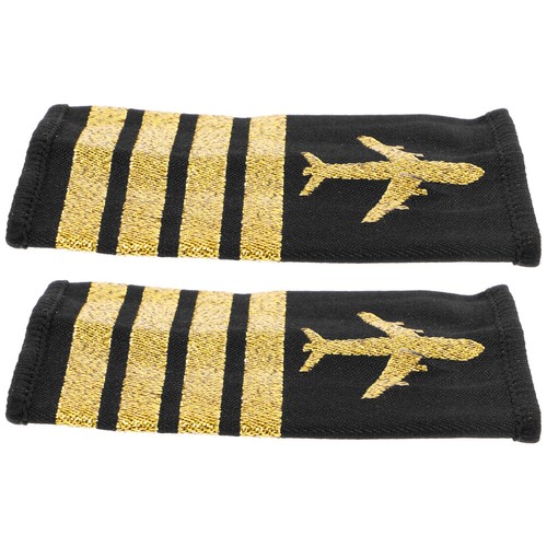 2pcs men pilot shoulder - pilot,