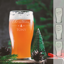 Personalised pint glass custom - personalised,