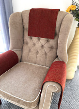 MODERN Chair Arm Back Cover Antimacassar Sofa Armchair 1 x Luxury Plush Textured