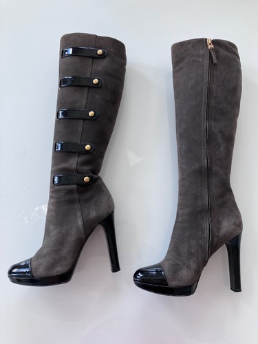 Fendi suede leather - , knee-high