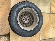 Vauxhall cavalier CDI alloy wheels x 2 year approx 1984 . Used condition .