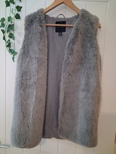 New Look grey faux fur  lined