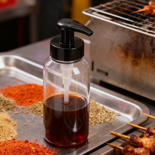 Food grade jam bottle pump - bottle,