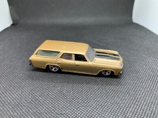 Hot Wheels - 1970 '70 Chevrolet Chevelle Wagon Gold - Diecast - 1:64 - USED